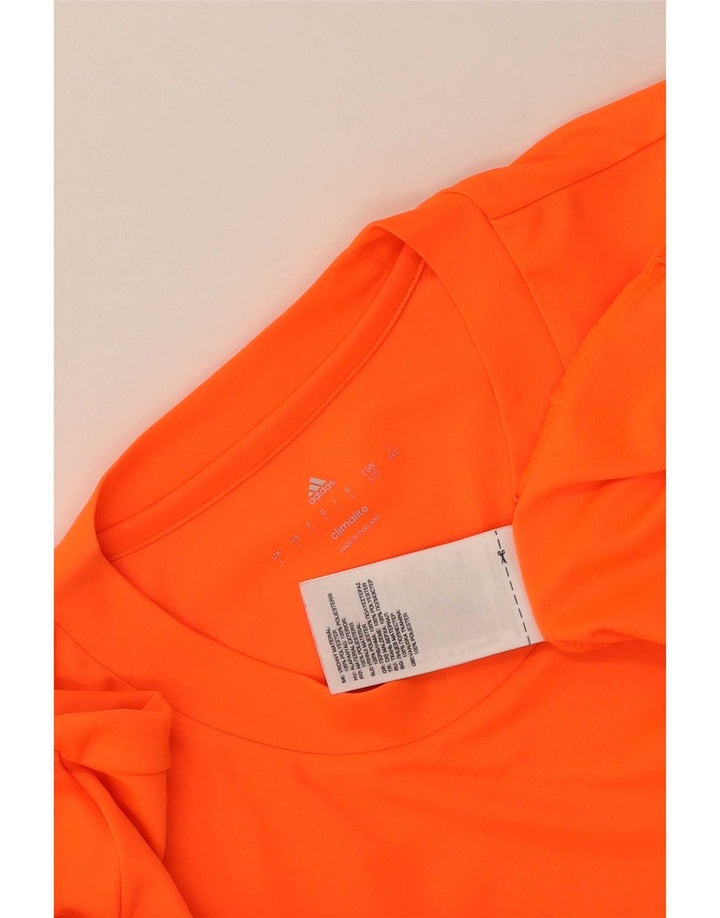 Adidas Męska koszulka Climalite Top, duża, pomarańczowa, poliester