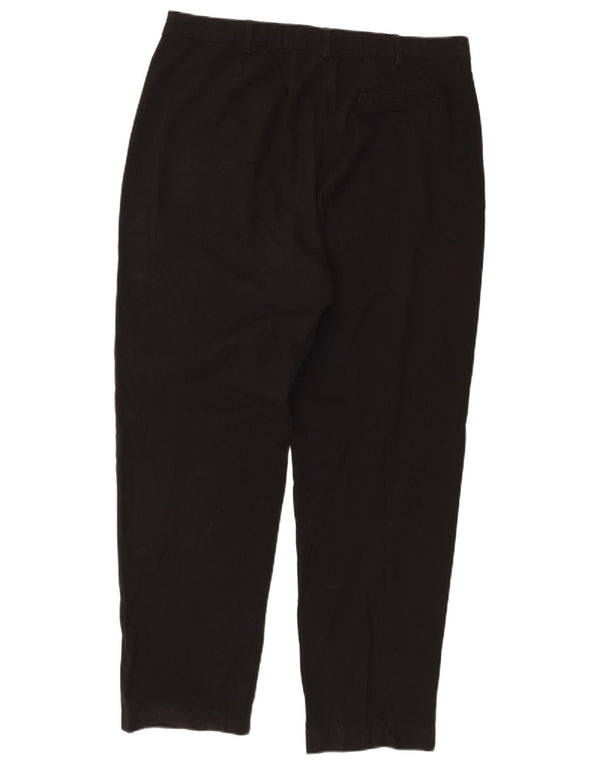 Marks & Spencer Damskie zwężane spodnie Chino UK 16 Large W34 L28 Black