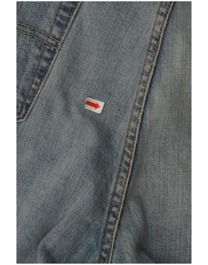 Damskie jeansy LEVI'S 751 Crop Straight W38 L26 Niebieskie bawełniane