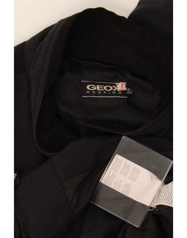 Kurtka chłopięca Geox Respira Racer, 11-12 lat, czarna, poliestrowa