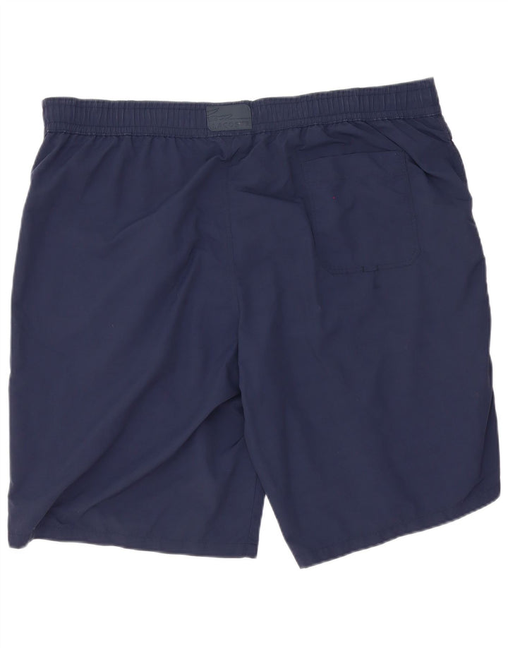 Męskie spodenki kąpielowe Lacoste, rozmiar 7, 2XL, granatowe, poliestrowe