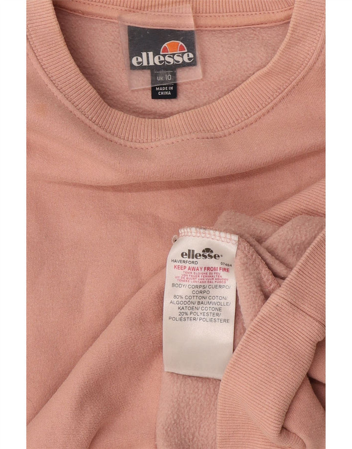 Damska bluza oversize Ellesse UK 10 Small Pink Cotton