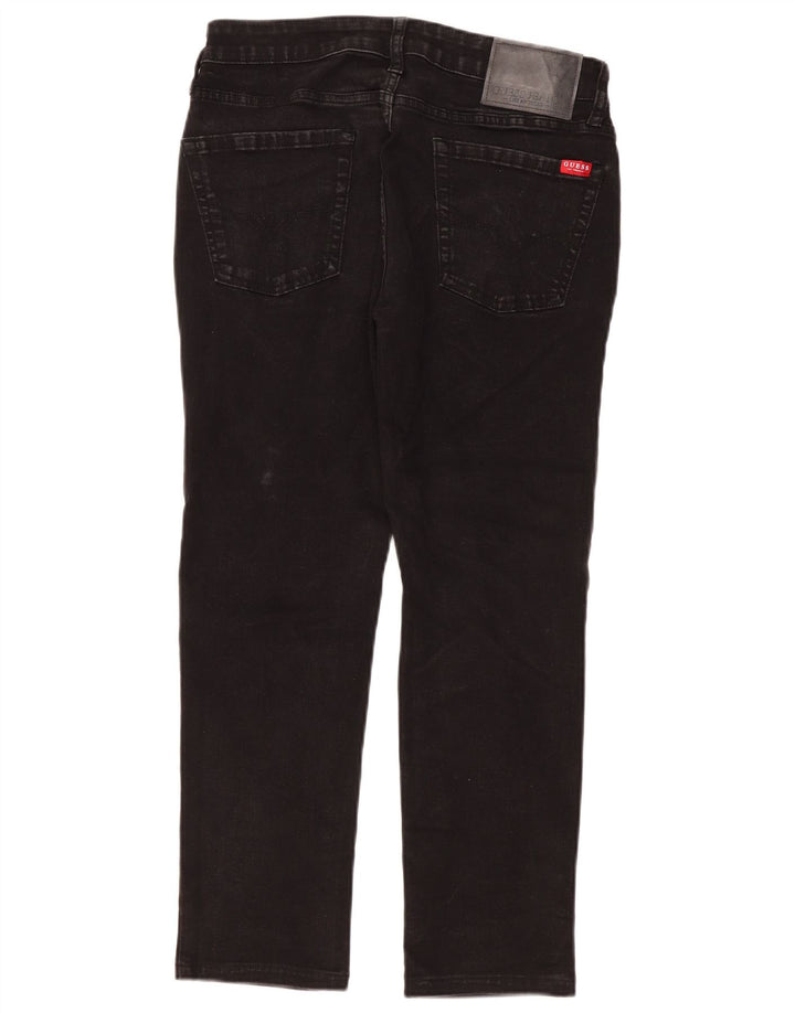 Damskie dżinsy Guess Slim Tapered W32 L27 Czarne