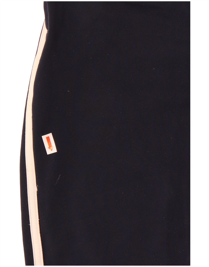 Damskie spodnie dresowe Adidas UK 8/10, małe, granatowe, poliestrowe