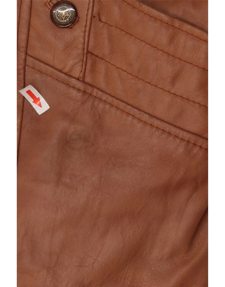 Vintage damska kurtka oversize Shearling UK 16, duża brązowa