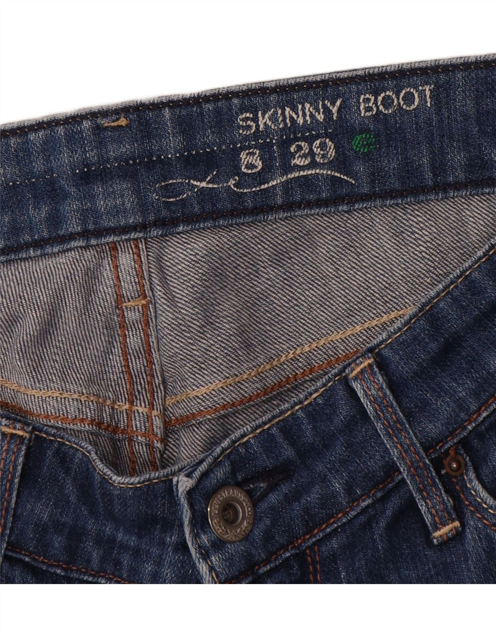 Damskie dżinsy Levi's Skinny Bootcut US 8 Medium W29 L32 Niebieskie