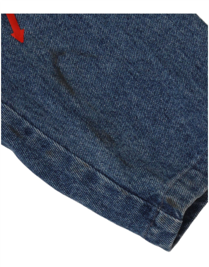 Bianca Maria Caselli Damska marynarka dżinsowa zapinana na 1 guzik UK 10, mała niebieska