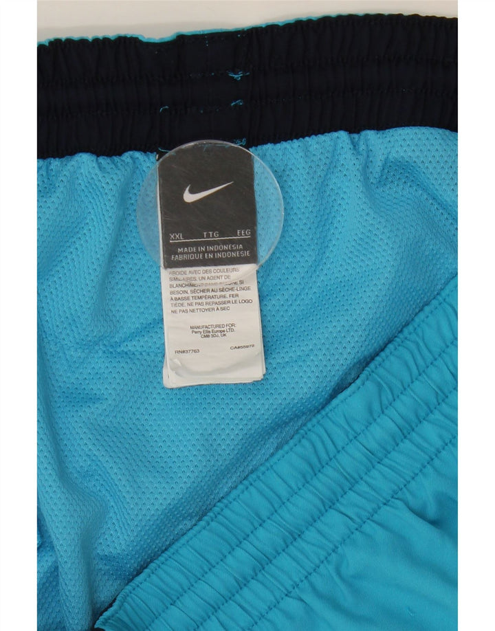 Męskie spodenki sportowe NIKE 2XL Niebieski poliester