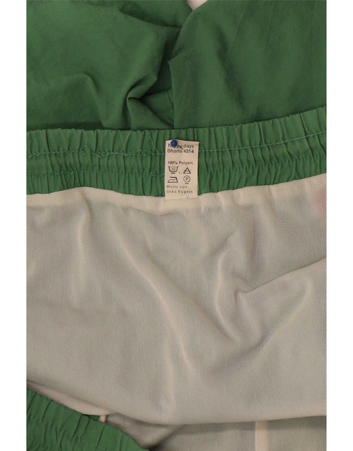 Męskie spodenki kąpielowe Triumph Graphic XL, zielone, z blokami kolorów, poliamid