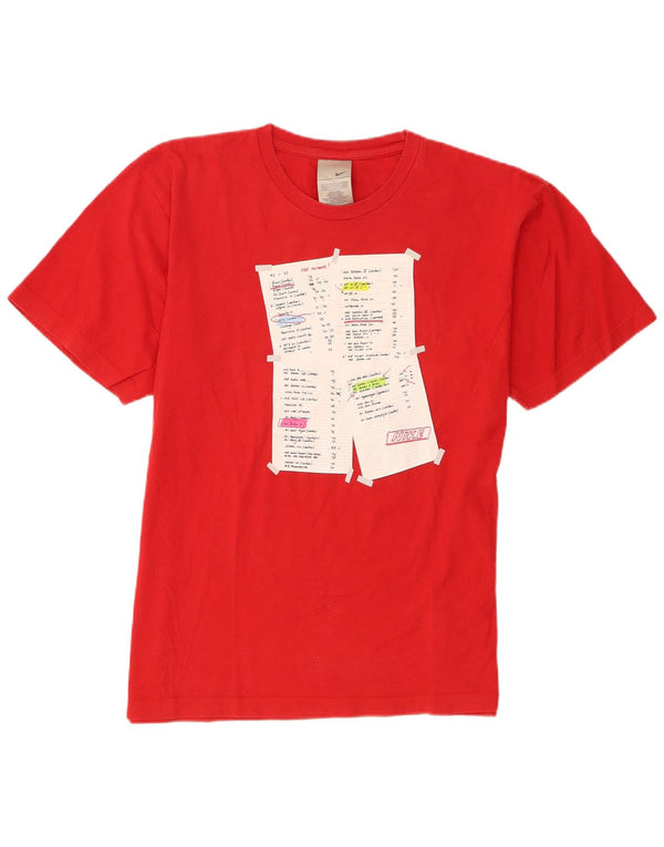 Męski T-shirt Nike Regular Graphic Top, duży, czerwony, bawełniany