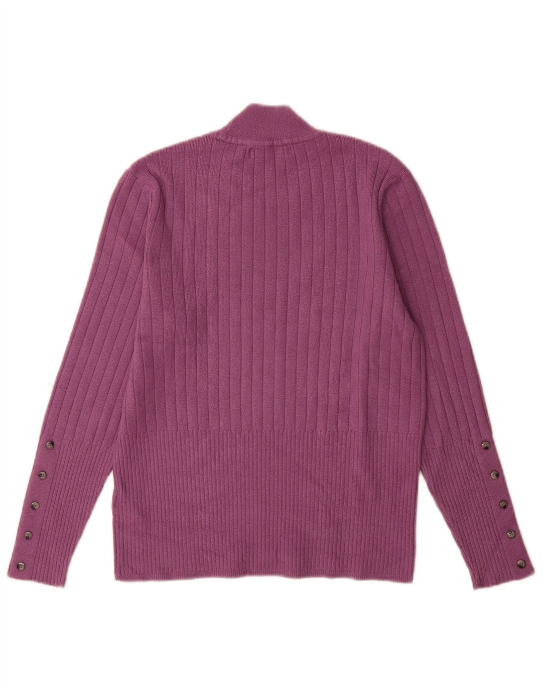 Marks & Spencer Damski sweter z golfem UK 14, duży fioletowy