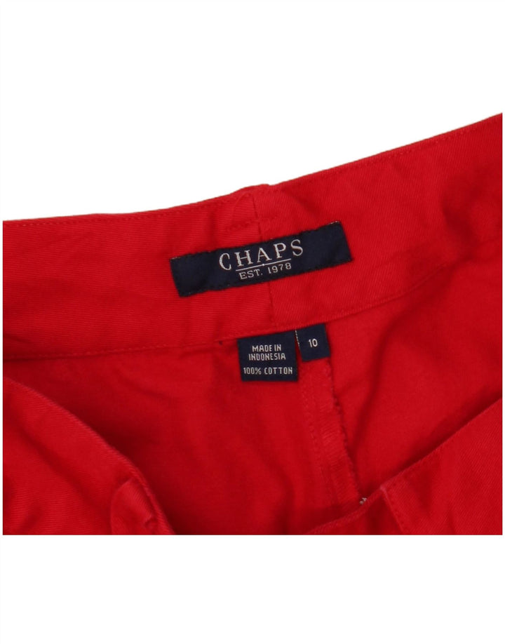 Damskie szorty Chaps US 10 Large W32 Czerwona bawełna