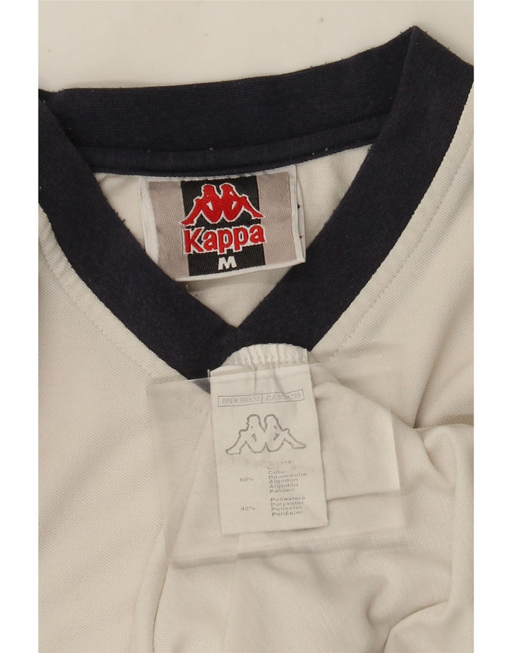 T-shirt męski Kappa Top z bawełny w kolorze średniej bieli