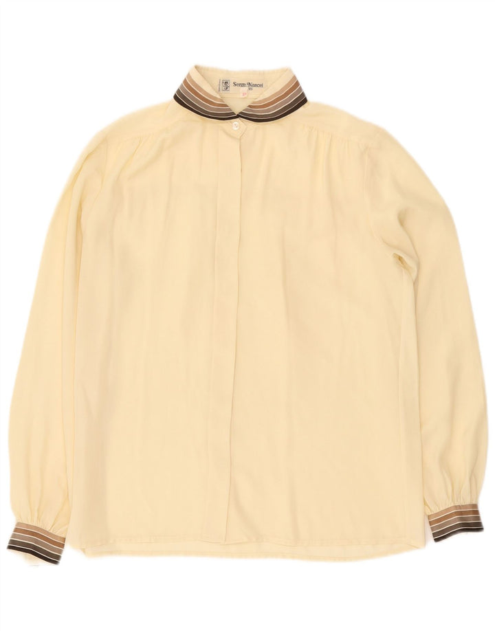 Damska bluzka koszulowa Serge Nancel EU 38 Medium Off White