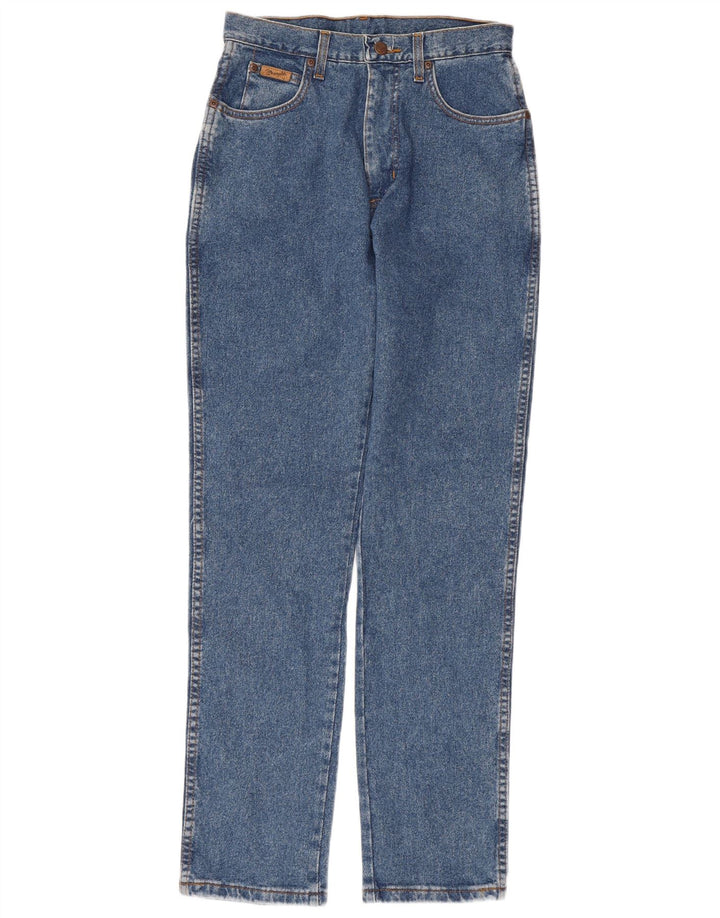 Damskie jeansy Wrangler Paula Straight W30 L30 Niebieskie bawełniane