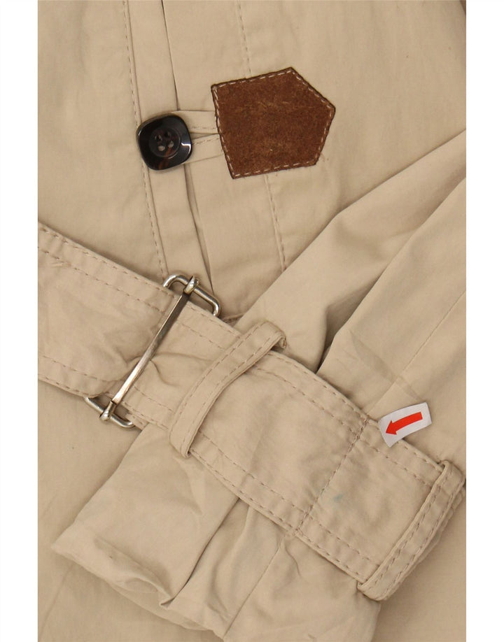 ZARA Womens Pea Coat UK 18 XL Beige