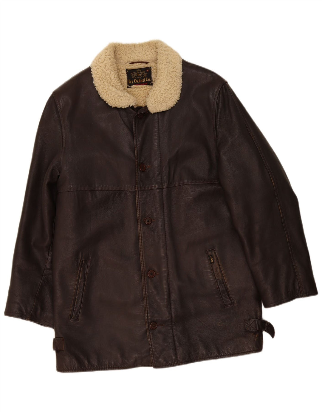 Kurtka skórzana męska Ivy Oxford UK 36 Small Brown