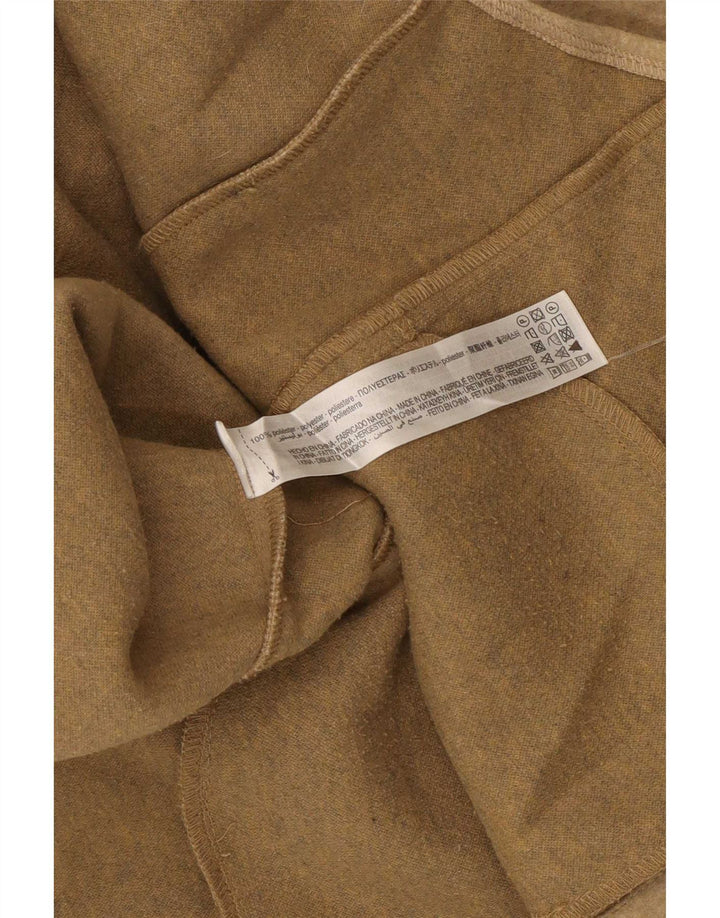 Zara Womens Utility Jacket UK 6 XS Beige Polyester