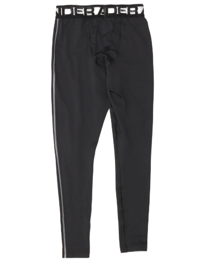 Męskie legginsy Under Armour z grafiką, średni czarny poliester
