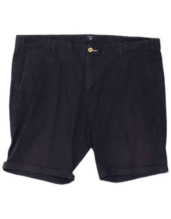 Męskie spodenki chino Gant W42 2XL granatowe, bawełniane