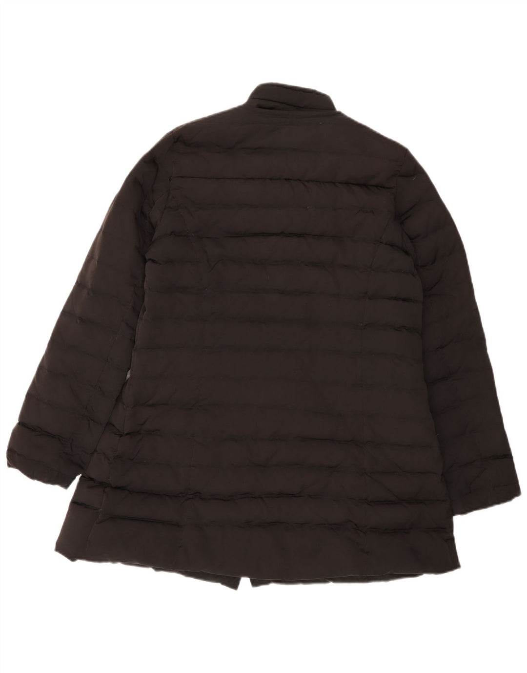 Damski płaszcz ocieplany Massimo Dutti UK 16, duży, czarny poliester