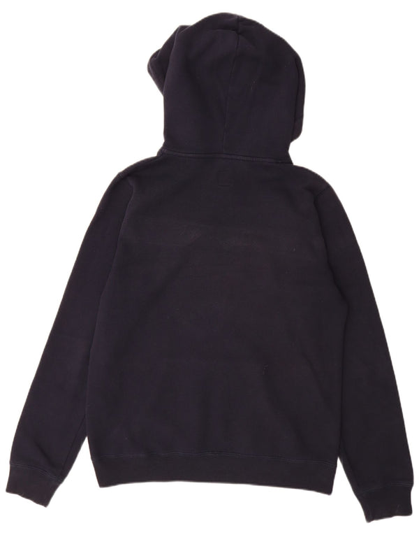 Damski sweter z kapturem i grafiką JACK WILLS UK 12, średni granatowy, bawełniany