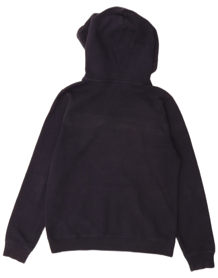 Damski sweter z kapturem i grafiką JACK WILLS UK 12, średni granatowy, bawełniany