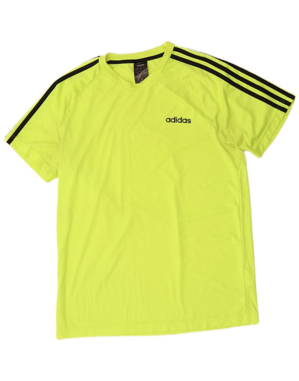 Męski T-shirt ADIDAS Climalite Top, średni zielony poliester