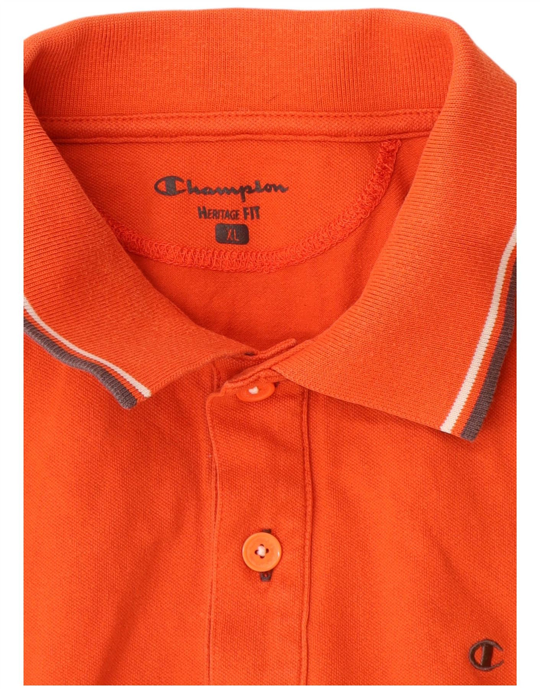 Męska koszulka polo Champion Heritage Fit XL Pomarańczowa