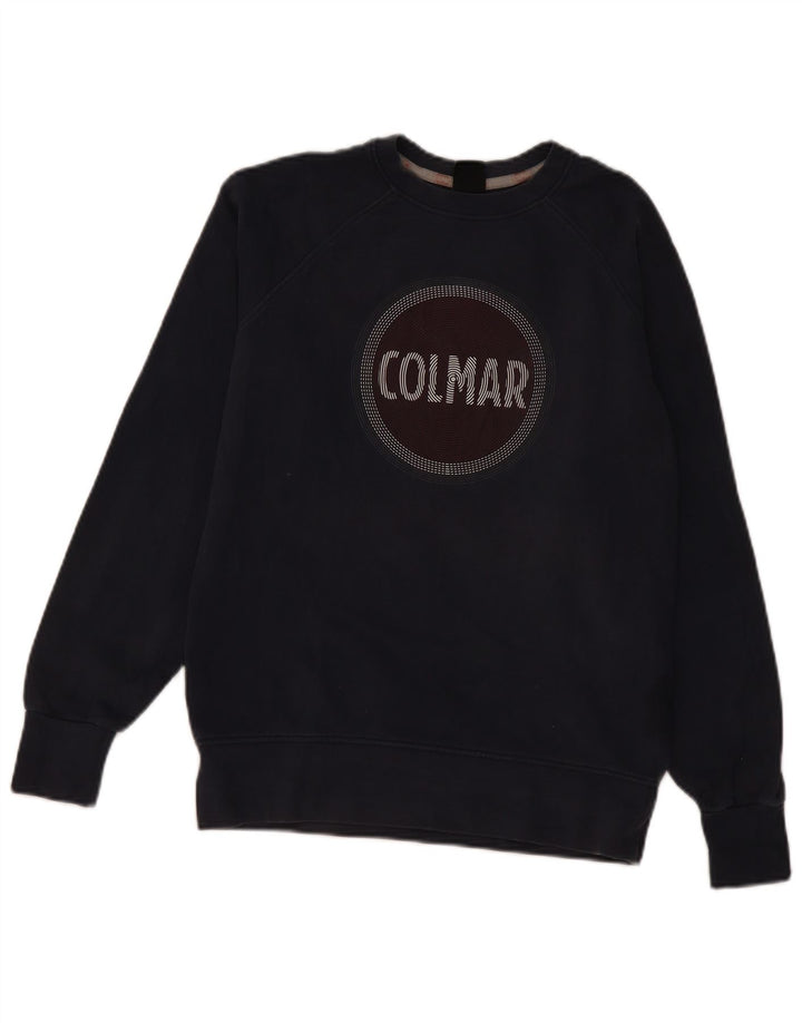 Męska bluza z grafiką Colmar, mała, granatowa