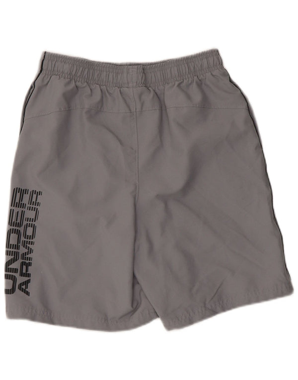 Chłopięce spodenki sportowe Under Armour Heat Gear Graphic na 11-12 lat, duże, szare