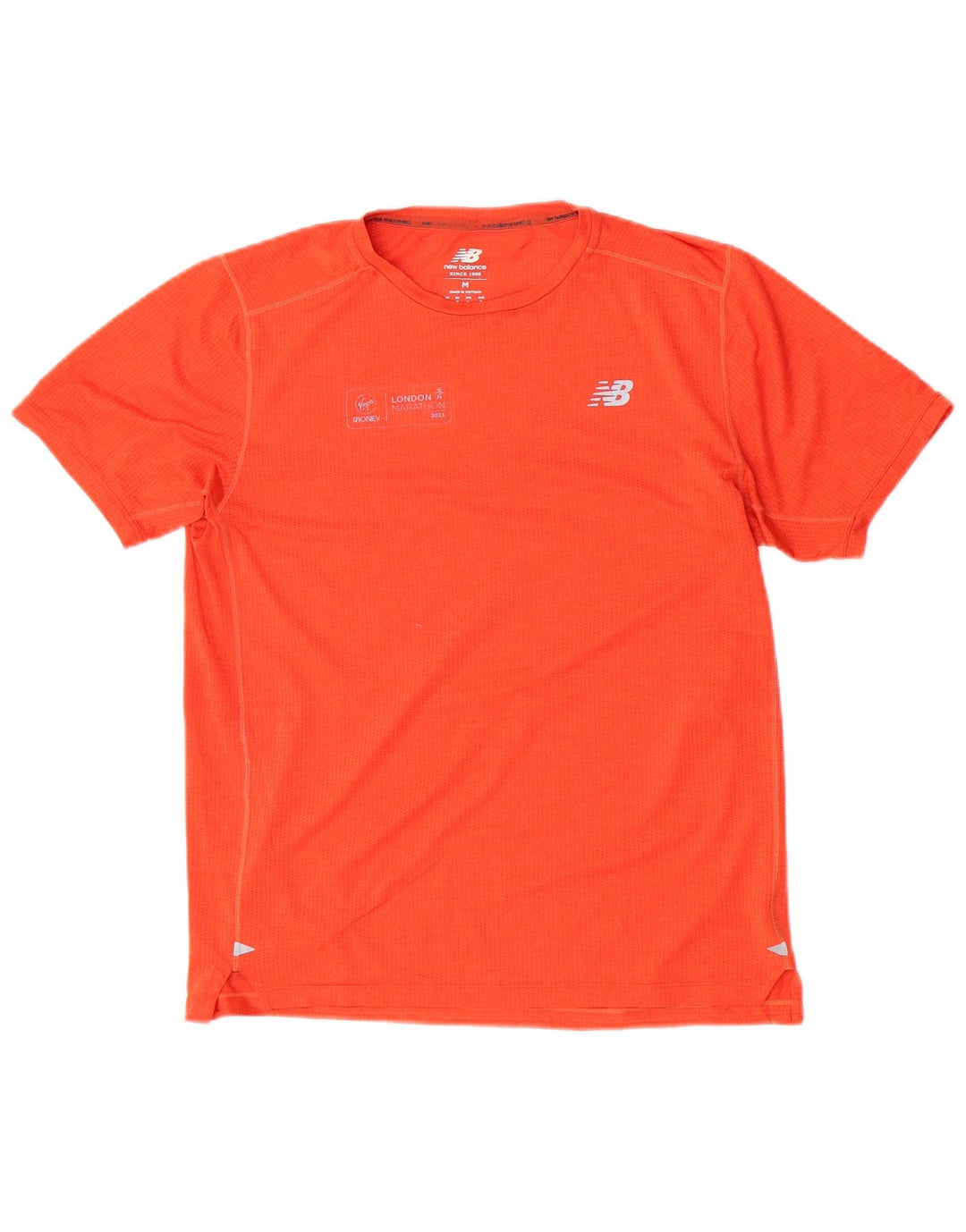 Koszulka męska New Balance, średnia, pomarańczowa