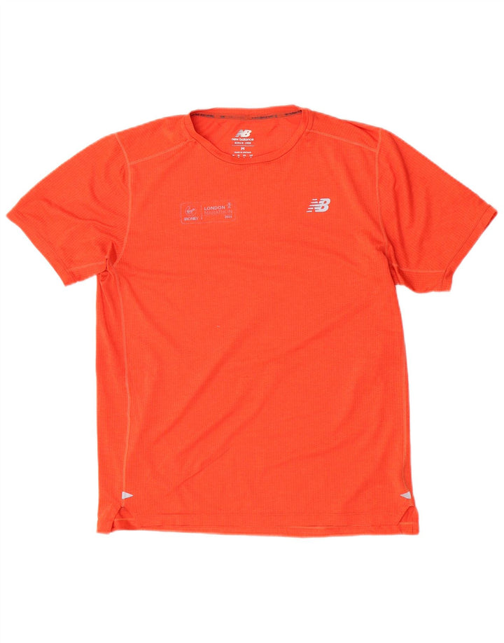 Koszulka męska New Balance, średnia, pomarańczowa