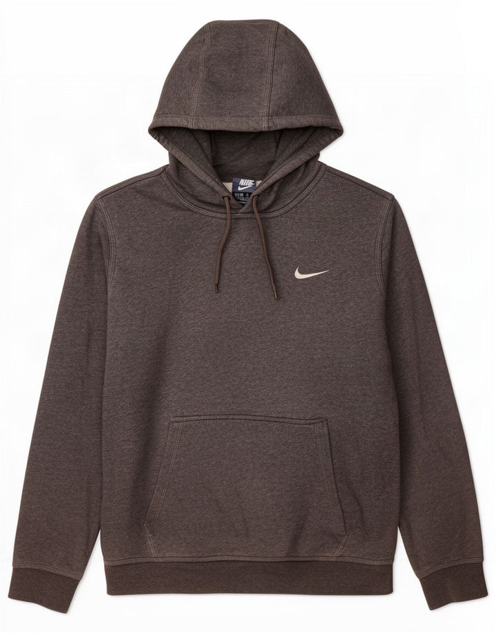 Męski sweter z kapturem Nike, średnioszary, bawełniany