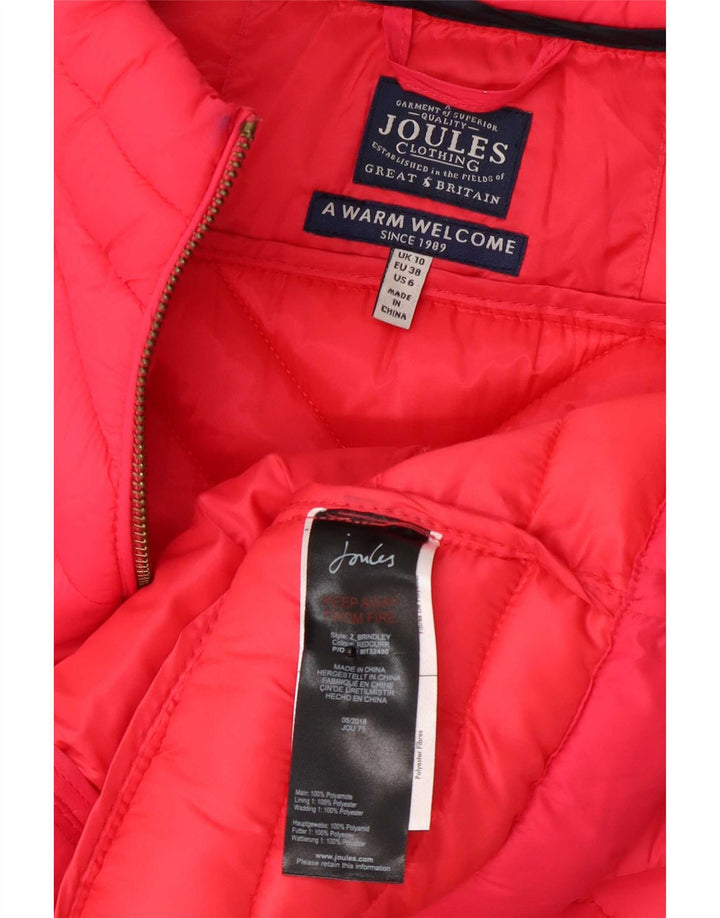 Damska wyściełana kamizelka Joules UK 10 Small Pink Poliamid