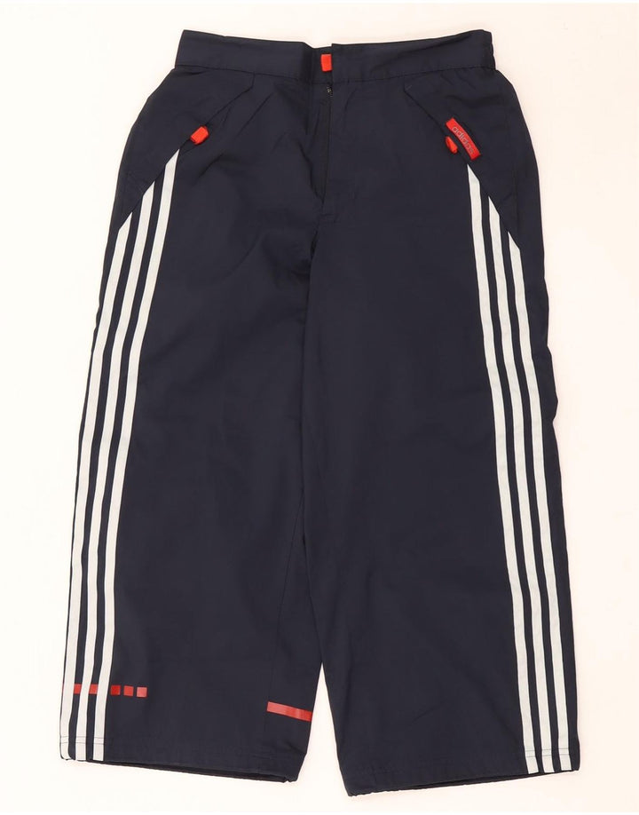 Męskie spodnie dresowe Adidas Capri, średni granatowy poliester