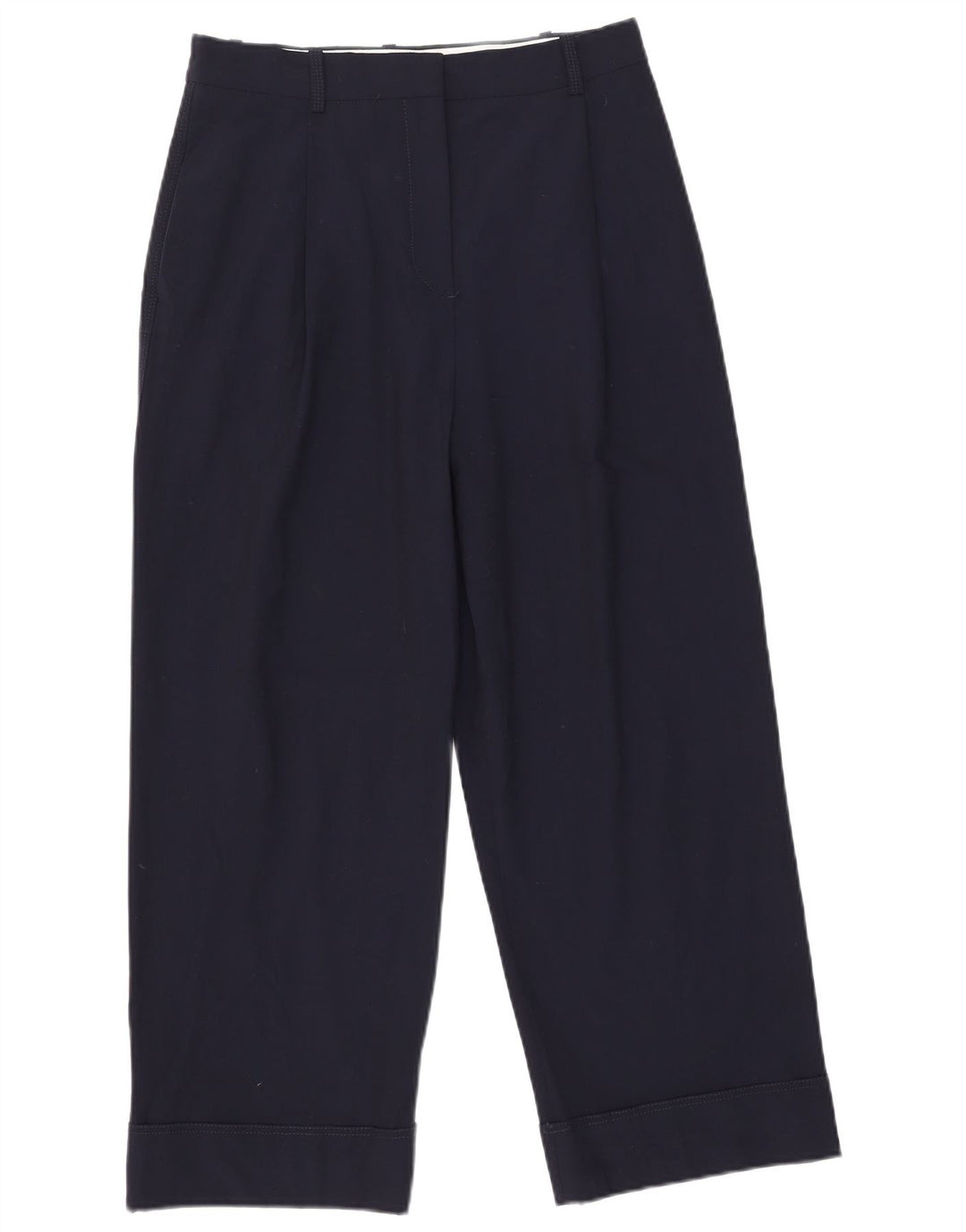 Spodnie damskie Zara Pegged Chino Medium W30 L26 Granatowe