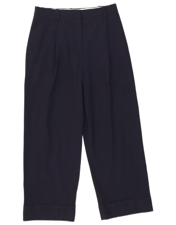 Spodnie damskie Zara Pegged Chino Medium W30 L26 Granatowe