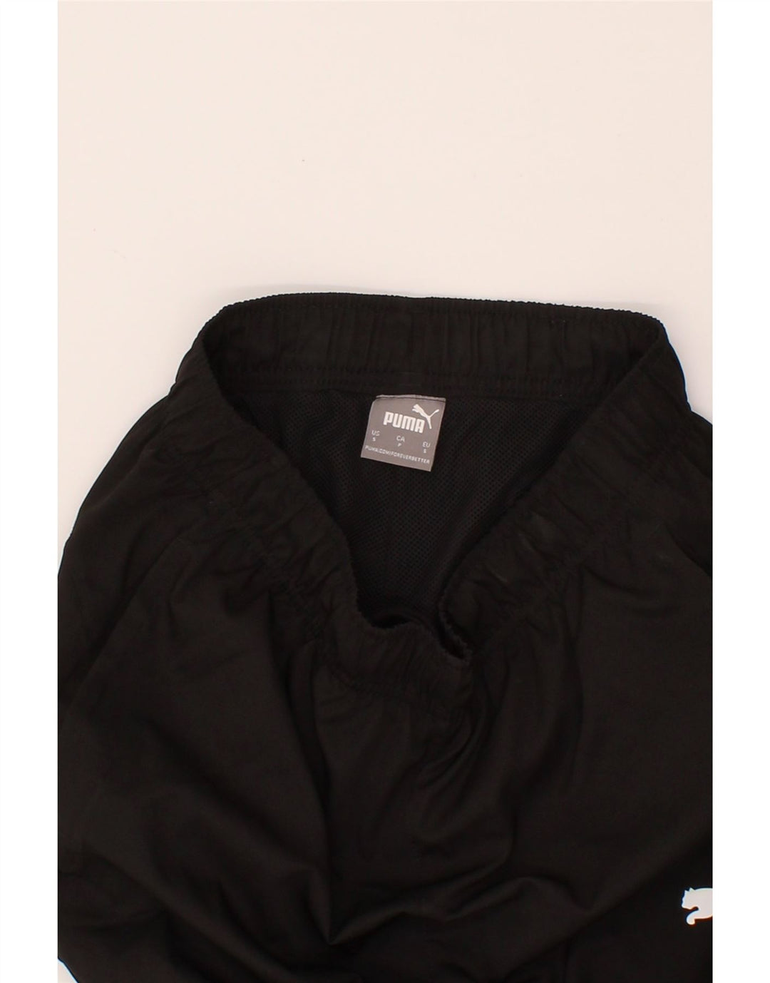 PUMA Mens Tracksuit Trousers Joggers Small  Black Polyester Vintage Puma and Second-Hand Puma from Messina Hembry 