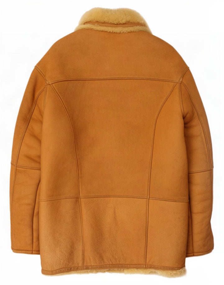 Męska kurtka shearling Ponte Vecchio IT 54 2XL brązowa
