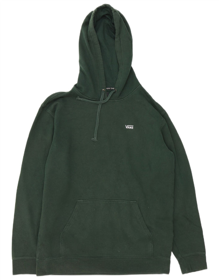 Męski sweter z kapturem Vans, duży, zielony, bawełniany