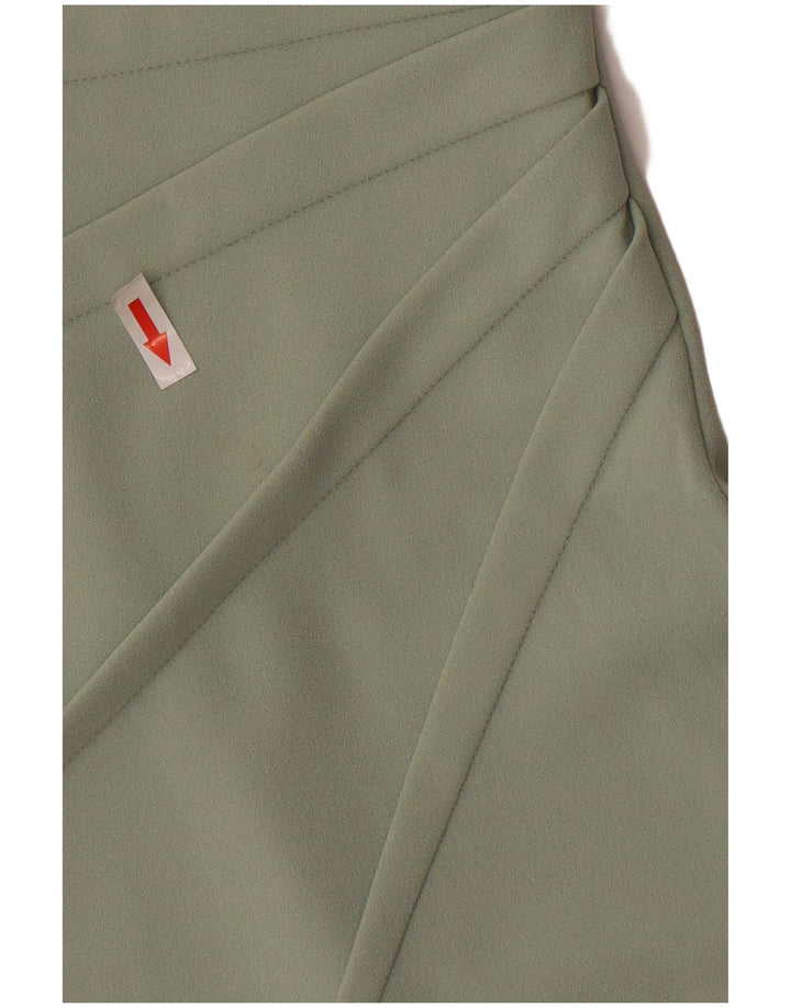 Damska obcisła sukienka bez rękawów Calvin Klein UK 12, średni zielony poliester