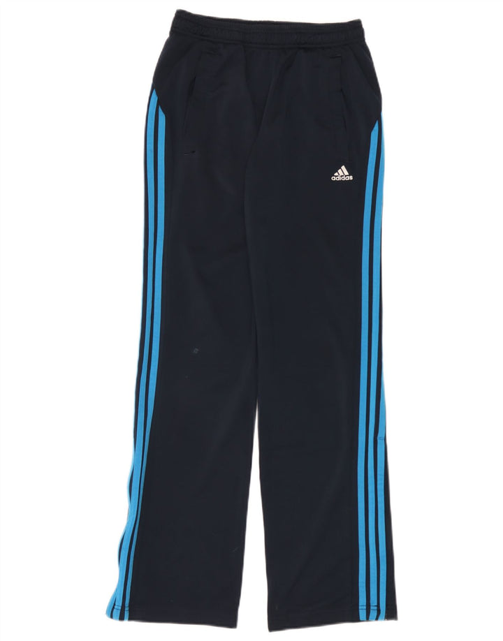 Męskie spodnie dresowe Adidas XS granatowe, poliestrowe