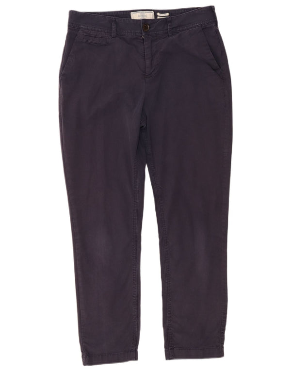 Spodnie damskie Fat Face Devon Straight Chino UK 10 Small W30 L26 Granatowe