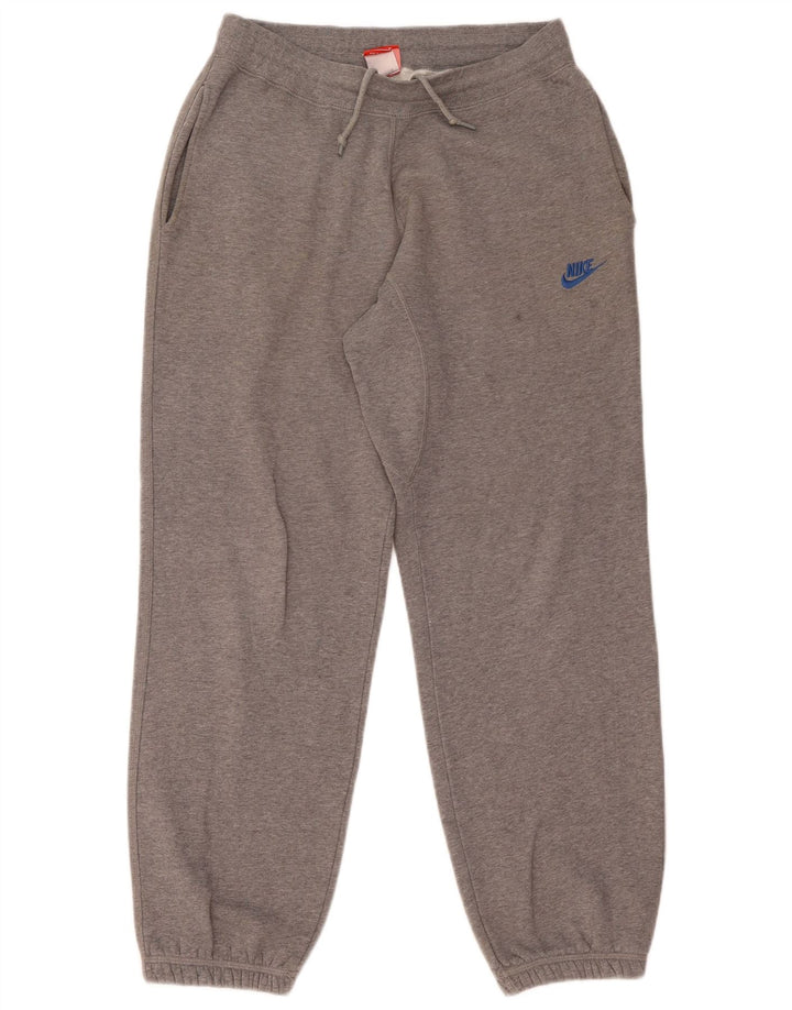 Męskie spodnie dresowe Nike, średnioszare, bawełniane