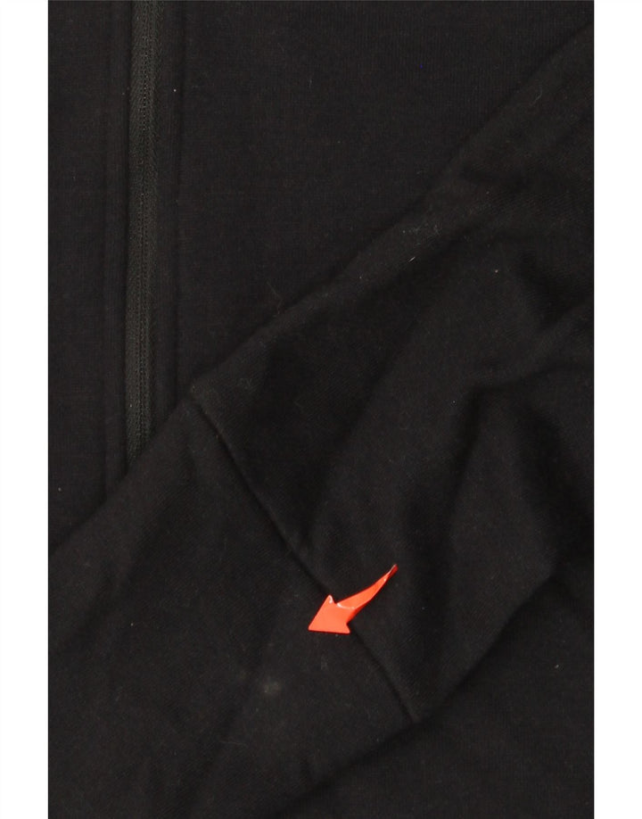 Damski sweter z kapturem NIKE Dri Fit, oversize, zapinany na zamek, UK 10, mały, czarny