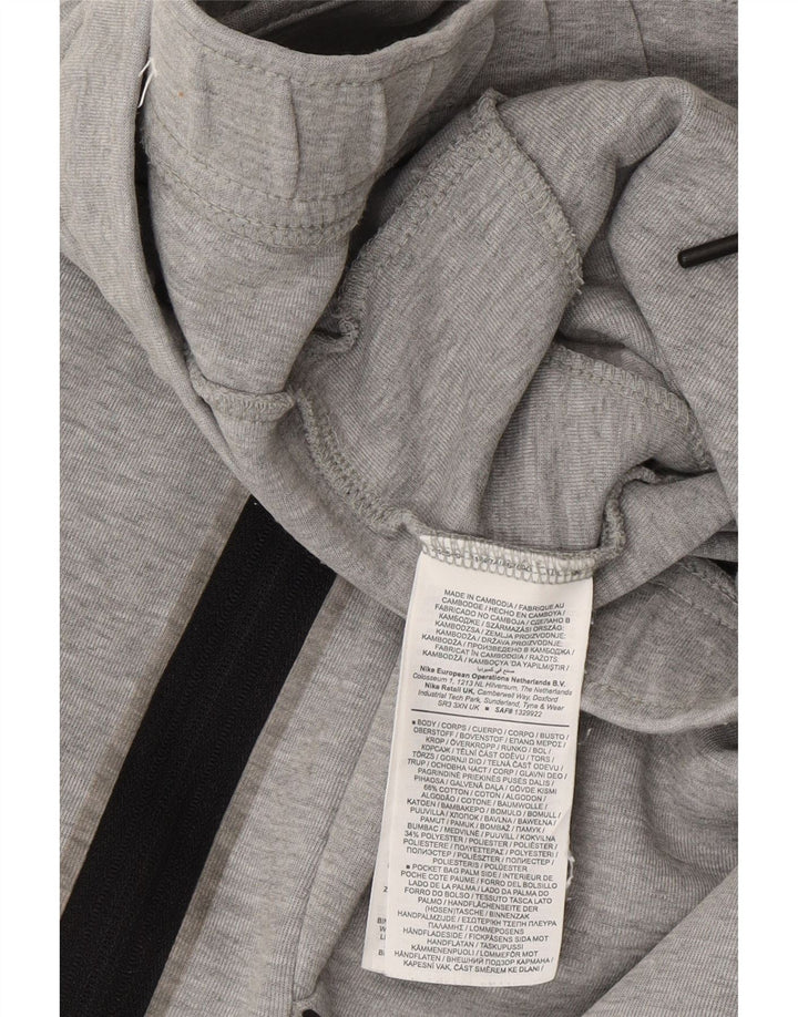 Męskie spodnie dresowe Nike, średnioszare, bawełniane