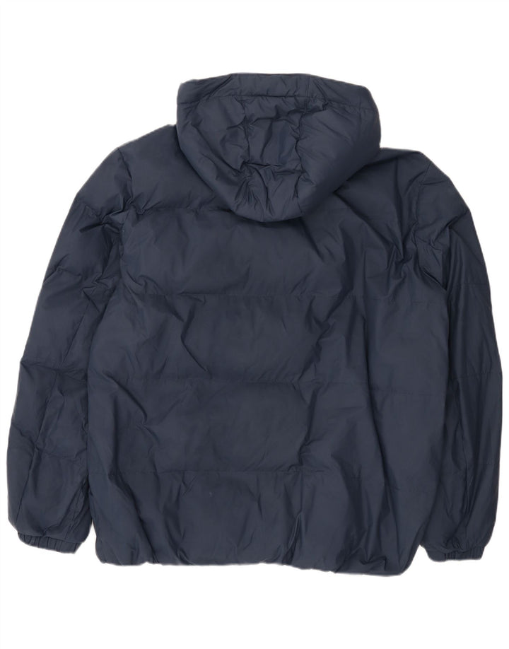 Męska ocieplana kurtka z kapturem Tommy Hilfiger UK 46 2XL Granatowy poliester