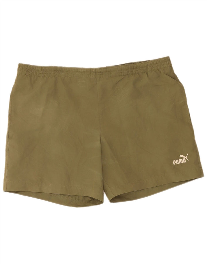 Męskie spodenki sportowe Puma, duże, khaki