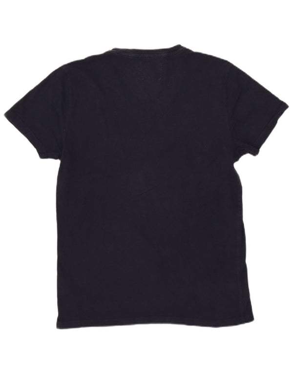 T-shirt męski Superdry, średni, granatowy, bawełniany